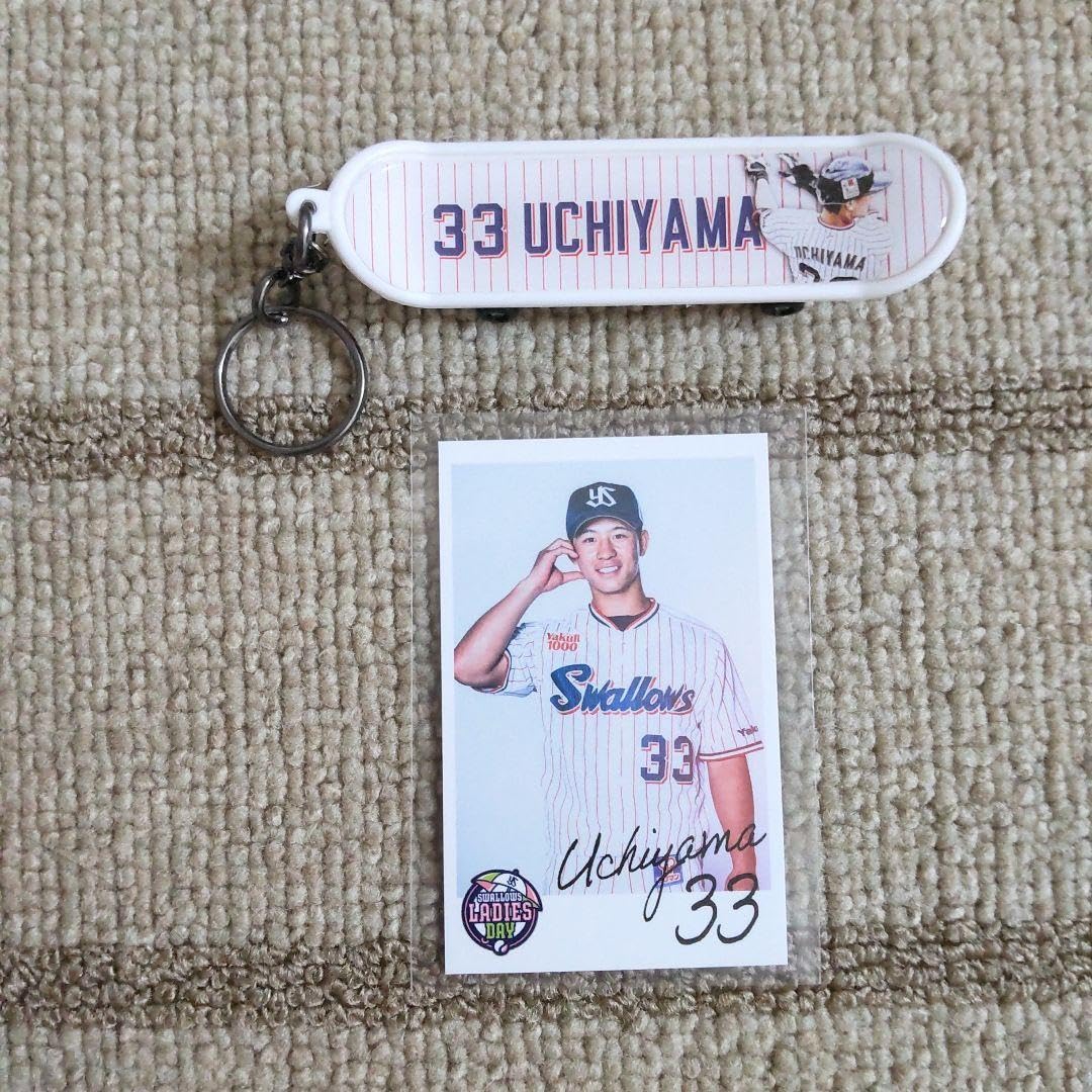 A*P様 ヤクルトスワローズ 内山壮真選手 直筆サイン入り本革キーホルダー